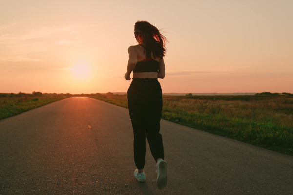 Joggen am Abend