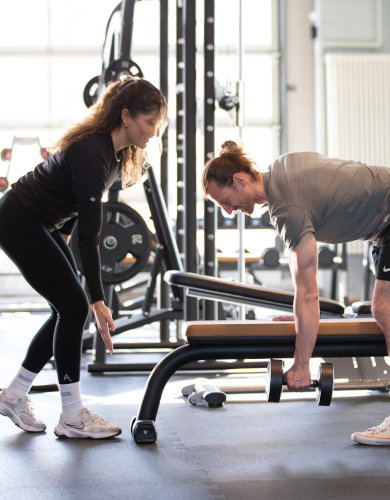 Bild Training mit Personal Trainer