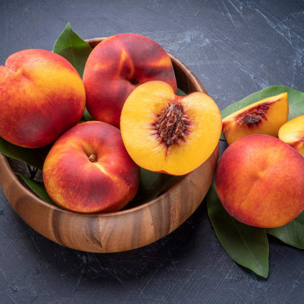 Rezept für einen Pfirsich-Tomaten-Salat