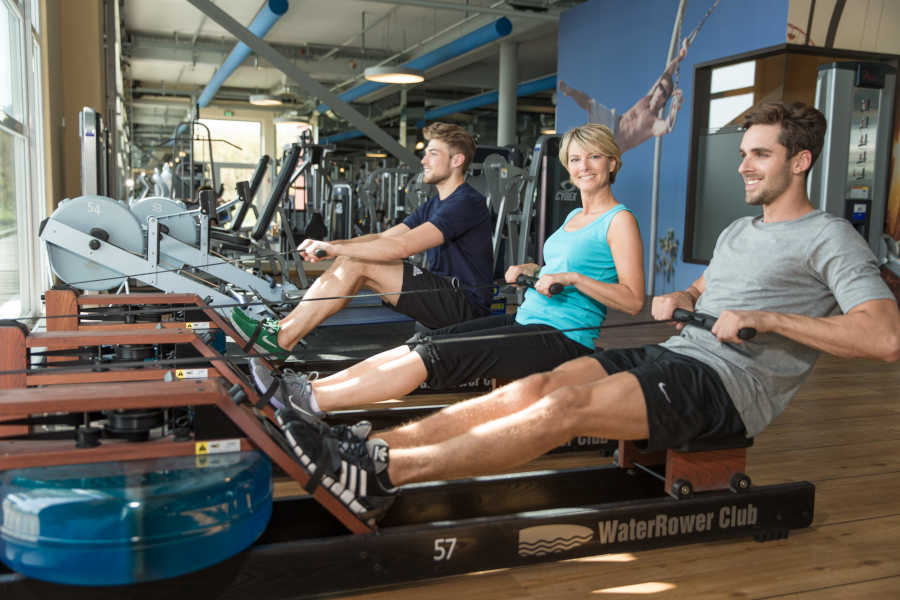 Cardiotraining am Ruderergometer