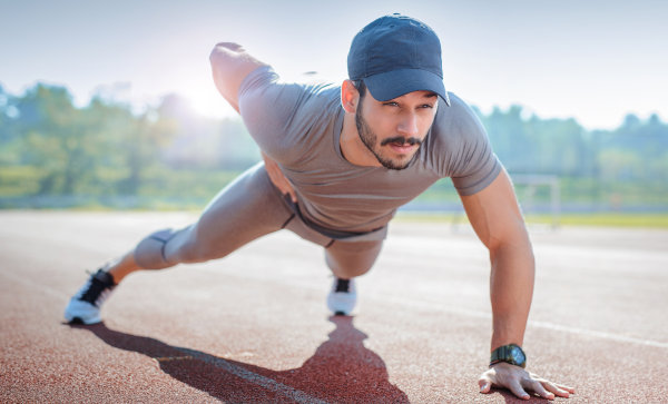 Training mit Kopfbedeckung