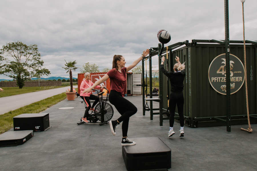 Outdoor Training auf der Bundesgartenschau 2023 
