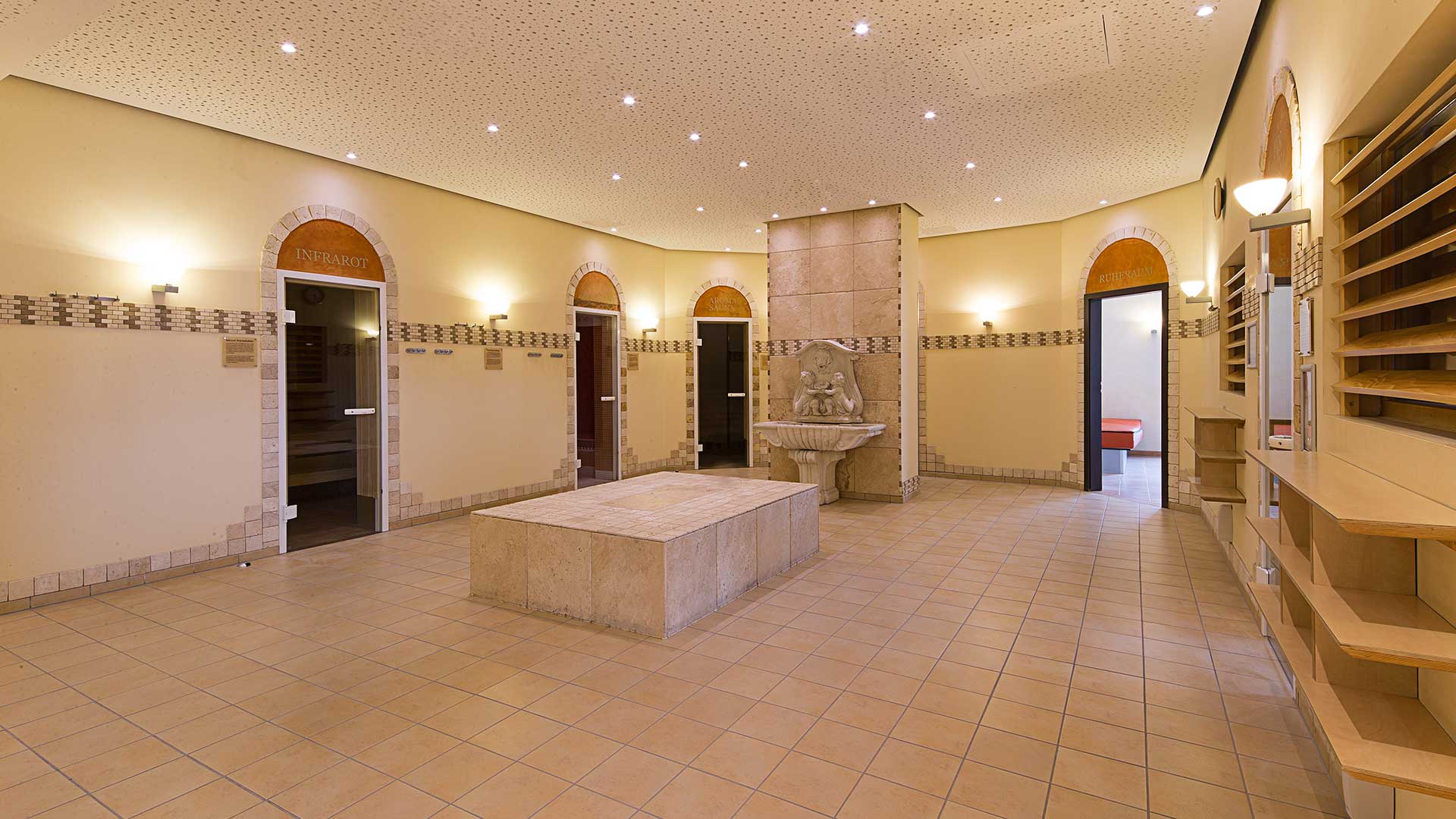Fitnessstudio Pfitzenmeier in Schwetzingen Wellnessbereich des MediFit Gesundheitszentrums