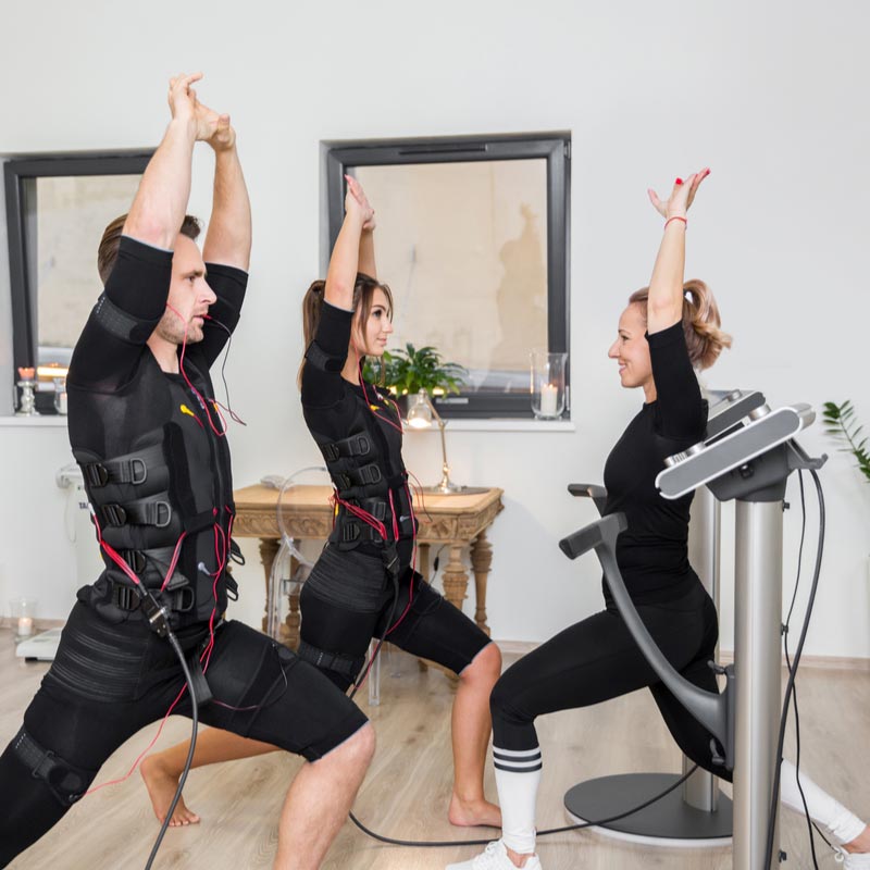 EMS-Training bei Pfitzenmeier