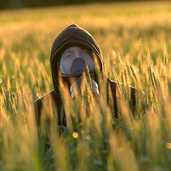 Inhalationsallergie durch das Einatmen von Pollen